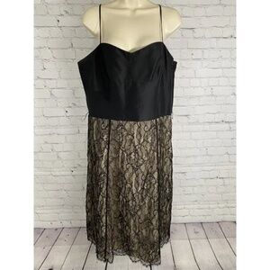 Ann Taylor Petite Lace Overlay Dress | Sweetheart Neckline | Size 10P